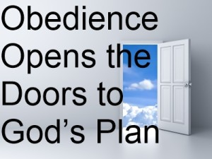 Obedience Opens the Doors to Gods Plan
